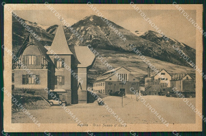 L'Aquila Gran Sasso cartolina QT1037 – fronte