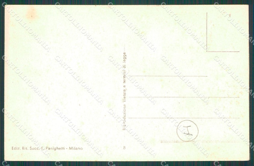 Vercelli Lomellina Risaie Mondine cartolina QT1075 – retro