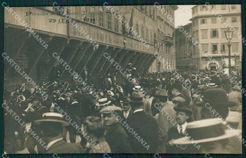 Firenze Città Militari Banda Musicale Foto cartolina QT1078 – fronte