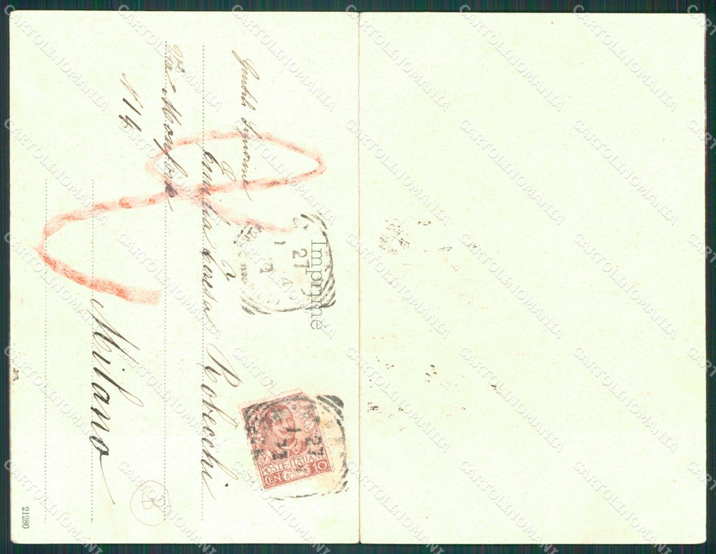 Imperia Sanremo Doppia cartolina QT1091 – retro