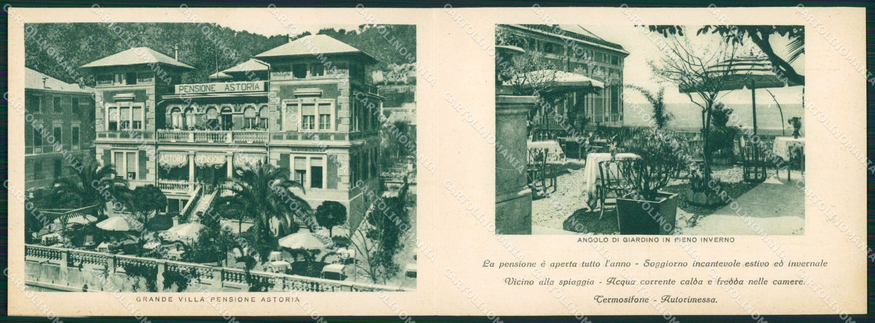 Savona Varazze Pubblicitaria Doppia FG cartolina QT1094 – fronte