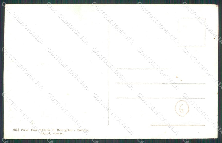 Belluno città Prigionieri Russi cartolina QT1128 – retro