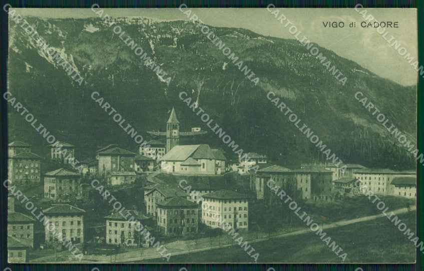 Belluno Vigo di Cadore cartolina QT1161 – fronte