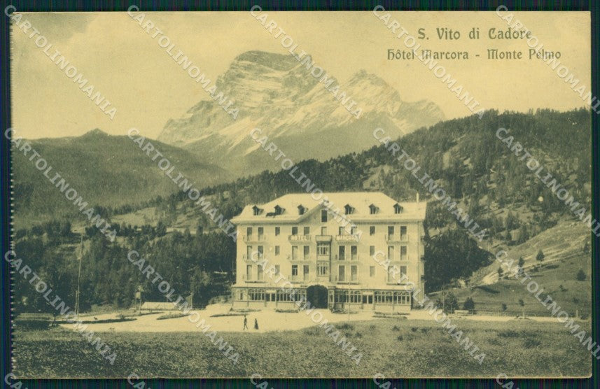 Belluno San Vito di Cadore Monte Pelmo cartolina QT1174 – fronte