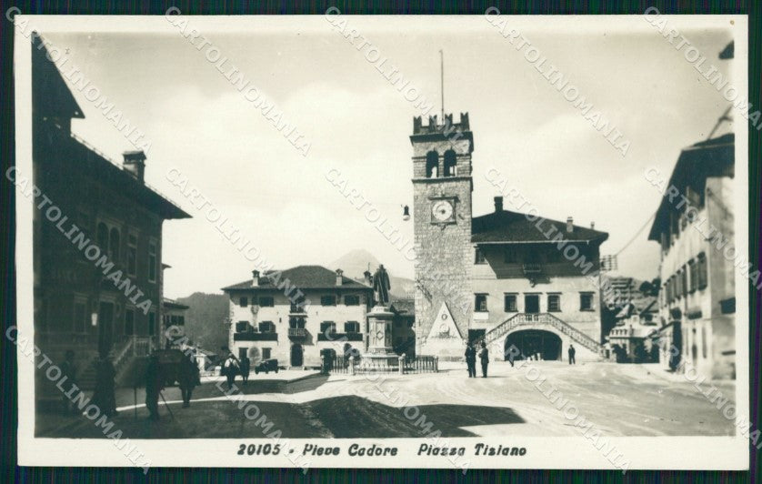 Belluno Pieve di Cadore Foto cartolina QT1180 – fronte