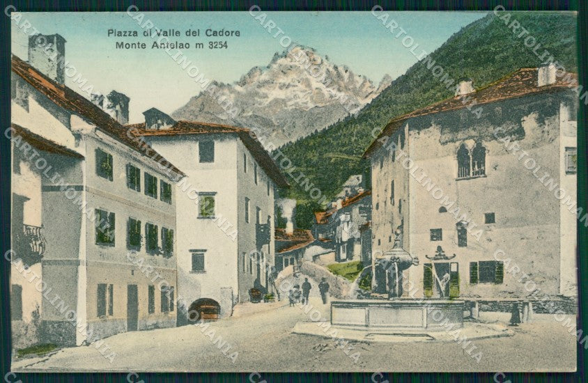 Belluno Valle di Cadore cartolina QT1198 – fronte