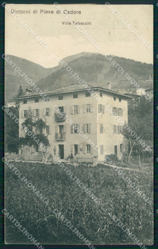 Belluno Pieve di Cadore cartolina QT1199 – fronte