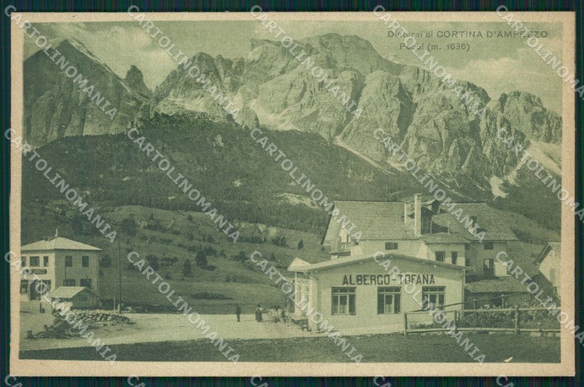 Belluno Cortina d'Ampezzo Pocol cartolina QT1218 – fronte