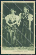Belluno Cortina d'Ampezzo Costumi PIEGHINA cartolina QT1219 – fronte