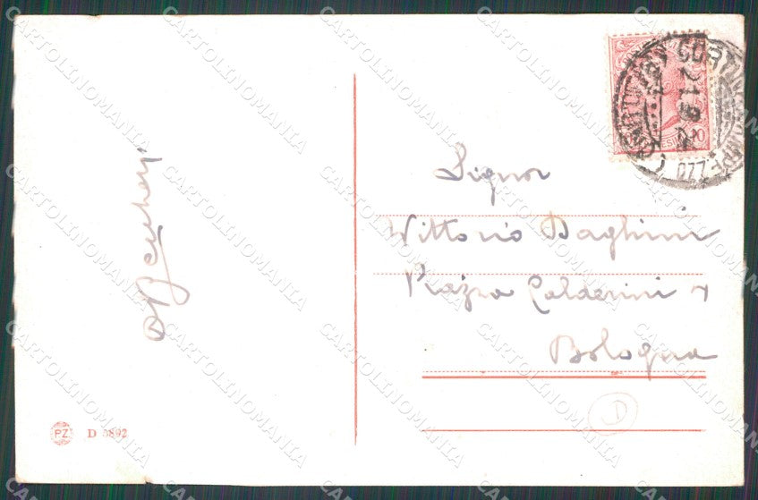 Belluno Cortina d'Ampezzo Costumi PIEGHE cartolina QT1227 – retro