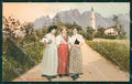 Belluno Cortina d'Ampezzo Costumi cartolina QT1233 – fronte