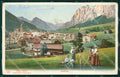 Belluno Cortina d'Ampezzo Costumi PIEGHINE cartolina QT1234 – fronte