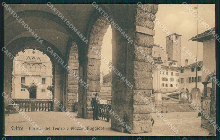 Belluno Feltre Teatro cartolina QT1250 – fronte