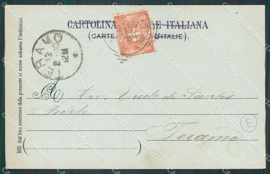 Belluno Feltre Chiaro di Luna cartolina QT1263 – retro