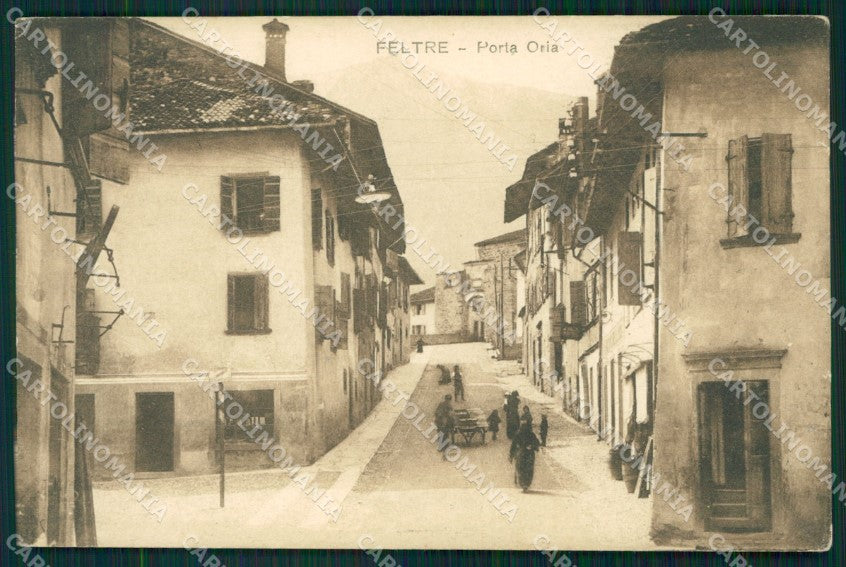 Belluno Feltre Porta Oria cartolina QT1271 – fronte