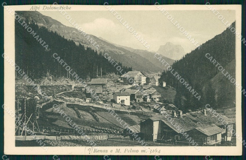 Belluno Livinallongo Renaz Monte Pelmo cartolina QT1295 – fronte