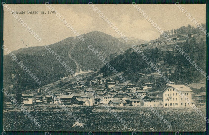 Belluno Falcade Basso cartolina QT1305 – fronte