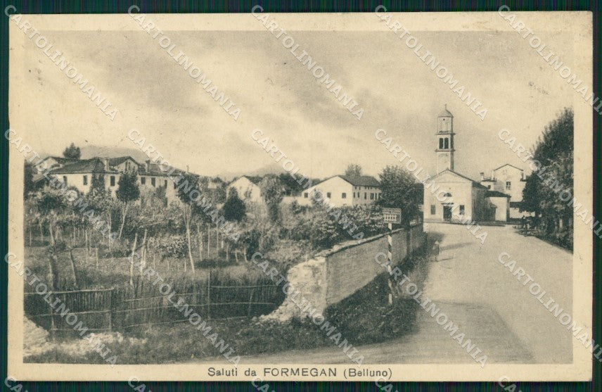 Belluno Santa Giustina Formegan FORI cartolina QT1308 – fronte