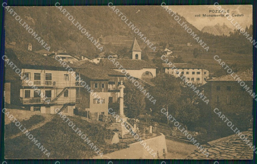 Belluno Pozzale di Cadore cartolina QT1312 – fronte