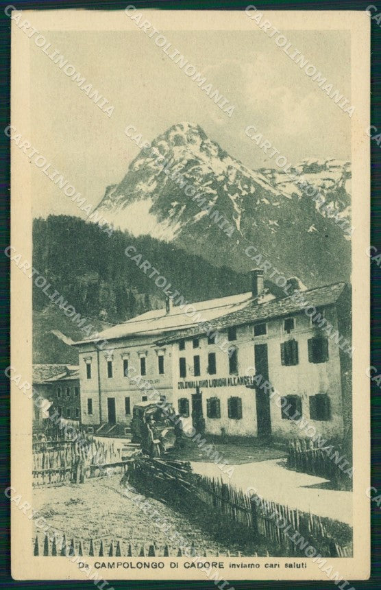 Belluno Campolongo Cadore cartolina QT1320 – fronte