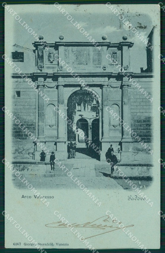 Padova Città Arco Valaresso Chiaro di Luna cartolina QT1337 – fronte
