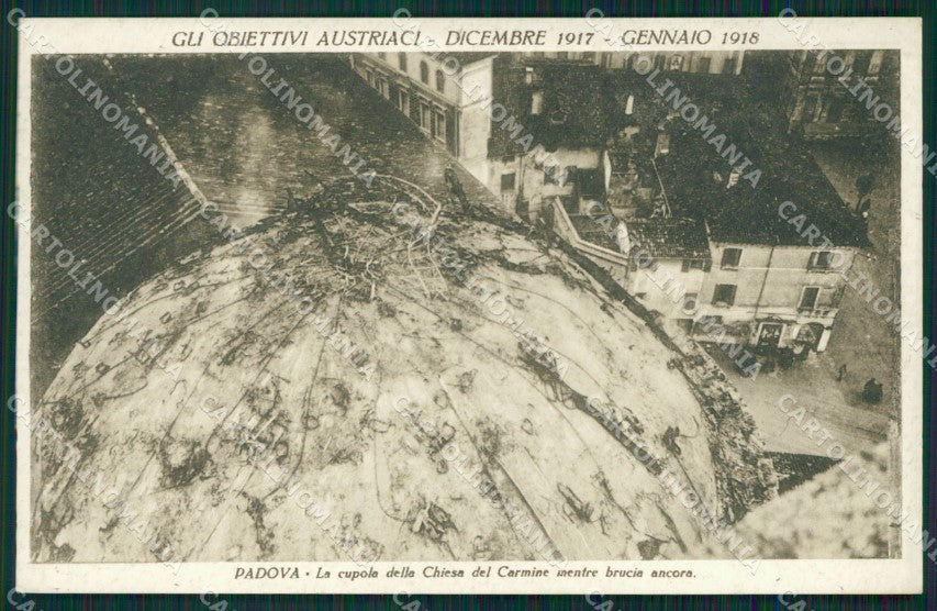 Padova Città Rovine Guerra cartolina QT1339 – fronte