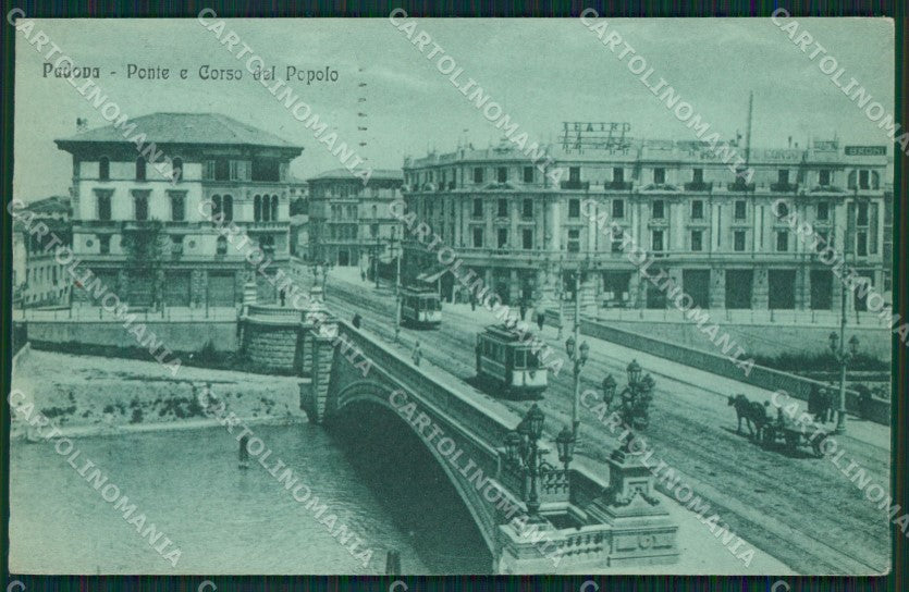 Padova Città Tram cartolina QT1340 – fronte