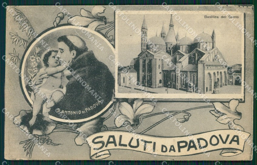 Padova Città Saluti da cartolina QT1343 – fronte