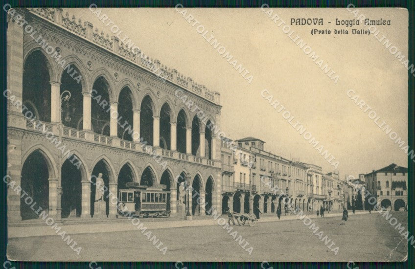 Padova Città Tram PIEGHINA cartolina QT1363 – fronte