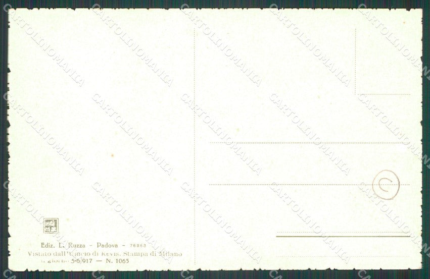 Padova Città Osservatorio Astronomico cartolina QT1375 – retro