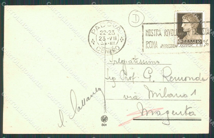 Padova Città cartolina QT1399 – retro