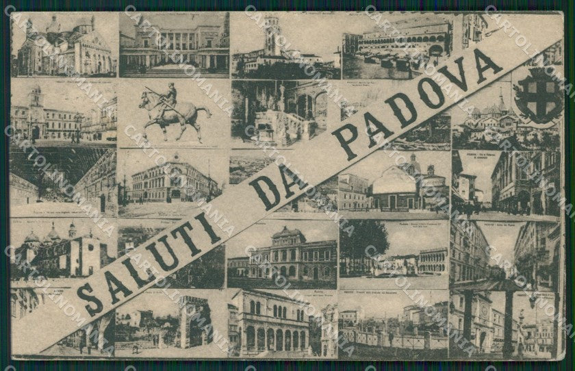 Padova Città Saluti da cartolina QT1402 – fronte
