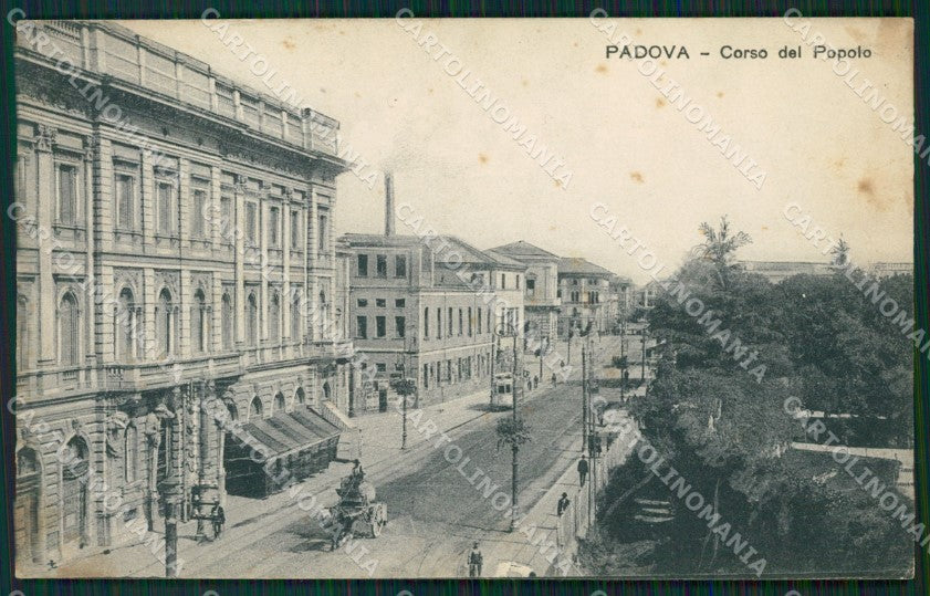 Padova Città Carrozza Tram cartolina QT1418 – fronte