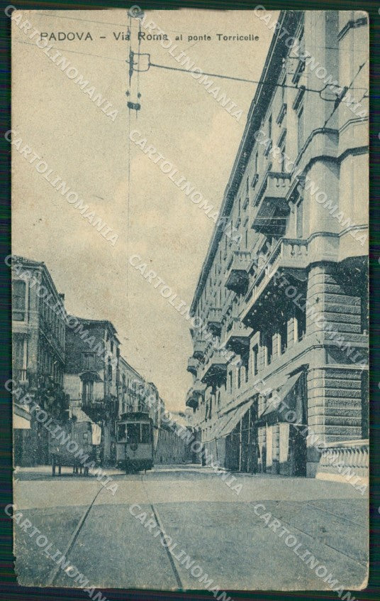 Padova Città Tram ABRASA cartolina QT1428 – fronte