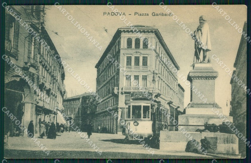 Padova Città Garibaldi Tram cartolina QT1434 – fronte