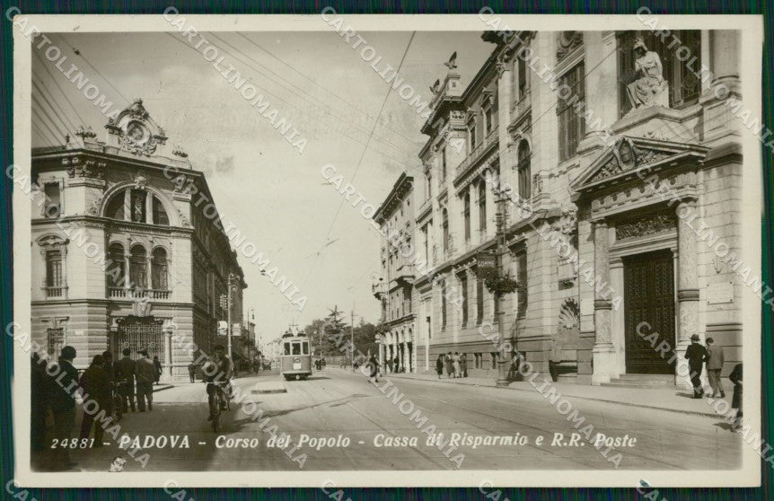 Padova Città Poste Cassa di Risparmio Foto cartolina QT1442 – fronte