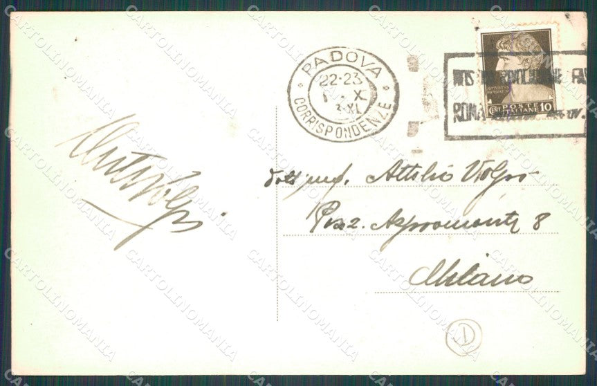 Padova Città Poste Cassa di Risparmio Foto cartolina QT1442 – retro