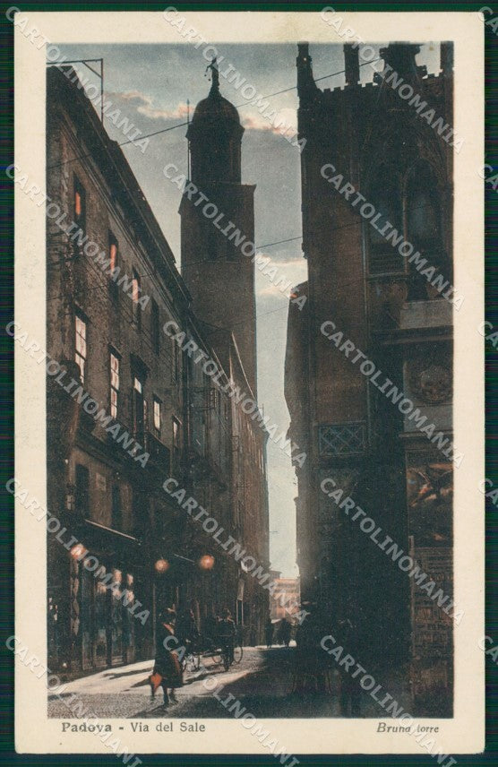 Padova Città Chiaro di Luna cartolina QT1445 – fronte