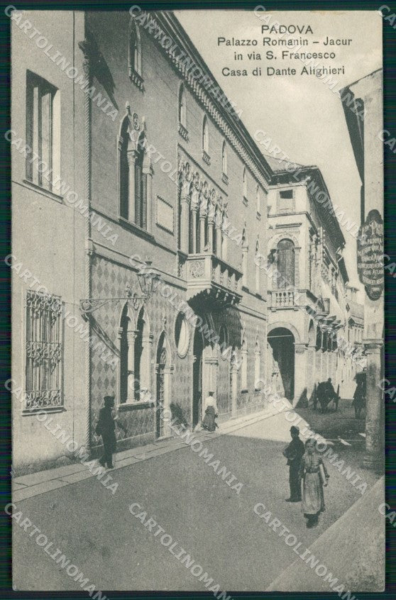 Padova Città Casa Dante Alighieri ANGOLINO SCOLLATO cartolina QT1450 – fronte