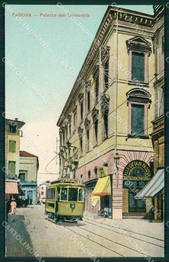 Padova Città Università Tram cartolina QT1452 – fronte