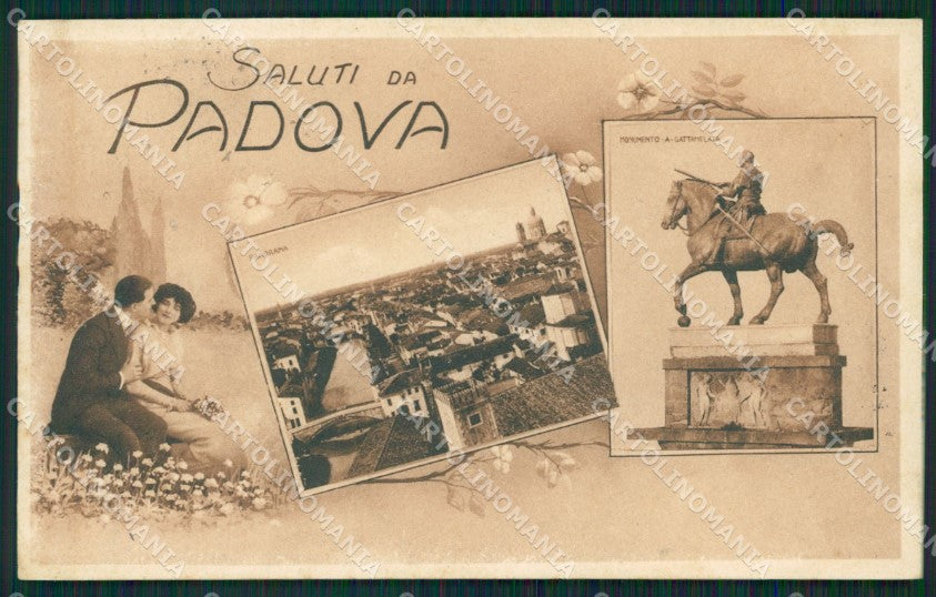 Padova Città Saluti da PIEGHINA cartolina QT1453 – fronte