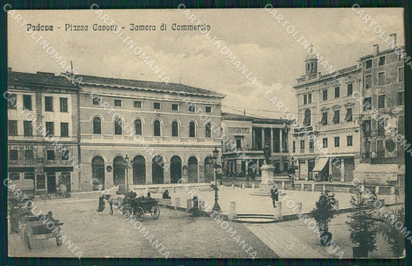 Padova Città Camera di Commercio Carrozza cartolina QT1463 – fronte