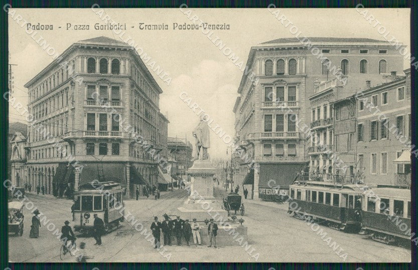 Padova Città Garibaldi Tram cartolina QT1483 – fronte