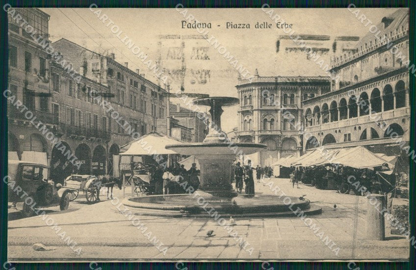 Padova Città Mercato cartolina QT1493 – fronte