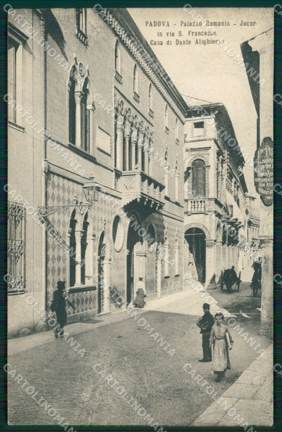 Padova Città Casa Dante Alighieri cartolina QT1497 – fronte