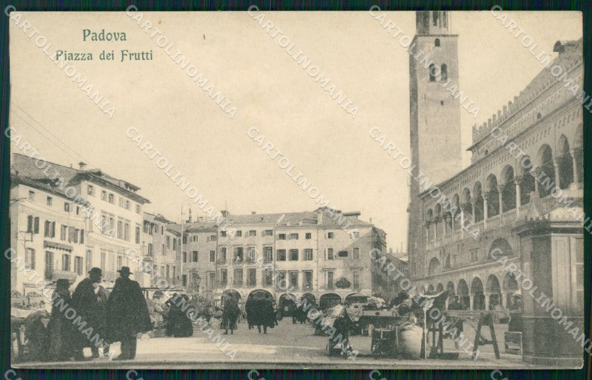 Padova Città Mercato cartolina QT1508 – fronte