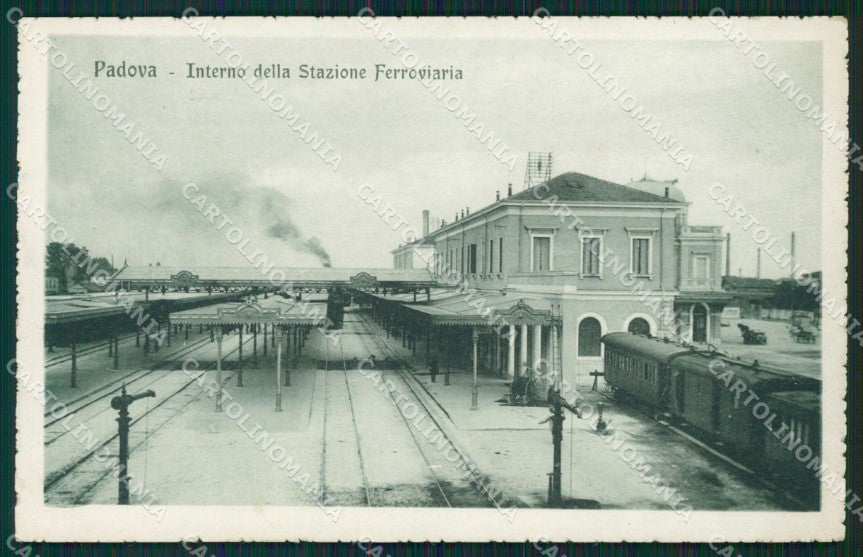 Padova Città Stazione Treno cartolina QT1511 – fronte