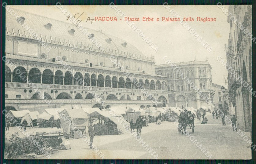 Padova Città Mercato Palazzo Regione cartolina QT1515 – fronte