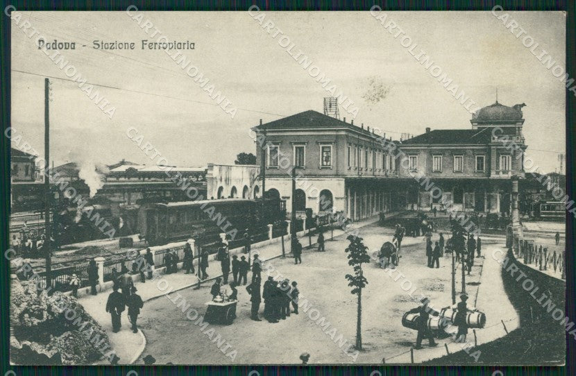 Padova Città Stazione Treno cartolina QT1547 – fronte