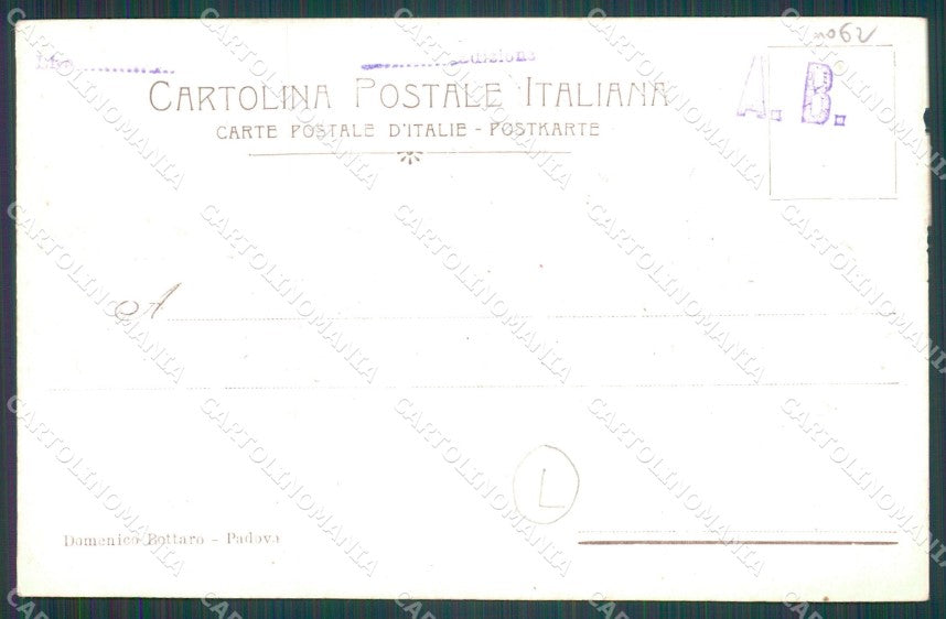 Padova Città Savoia cartolina QT1560 – retro